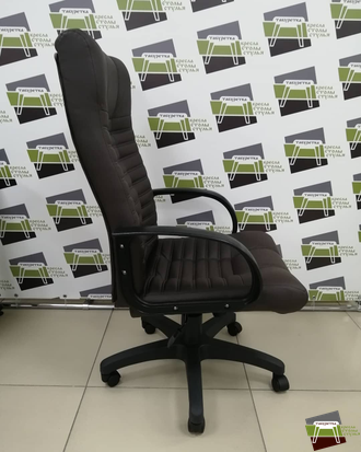 Кресло Кр26 (АТЛАНТ) ТГ ПЛАСТ ЭКО3 (экокожа шоколад)