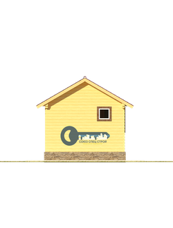 Б-05 ГАБАРИТНЫЕ РАЗМЕРЫ: (6Х4М) 1 ЭТАЖ, ОБЩАЯ ПЛОЩАДЬ: 24М²