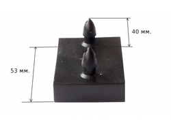 Латодержатель 53 мм центральный