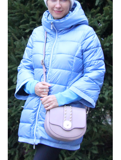 Удлиненная куртка с капюшоном