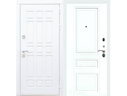 Белая дверь Rx8 с отделкой ФЛ 243