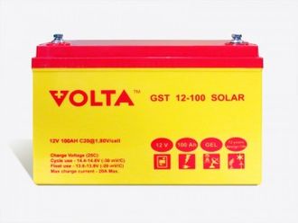 Гелевый аккумулятор Volta GST 12-100 SOLAR (12 В, 100 А*ч)