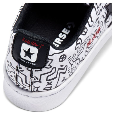 Кеды Converse x Keith Haring One Star Pro кожаные белые низкие