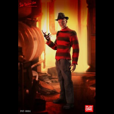 ПРЕДЗАКАЗ - Фредди Крюгер (серия &quot;Кошмар на улице Вязов&quot;)  - Коллекционная фигурка 1/12 SCALE skin broken man (POT-0004) - Play One twelve ?ЦЕНА: 10900 РУБ.?