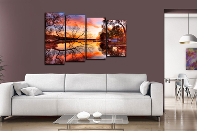 Модульная картина "Идеальный вечер"