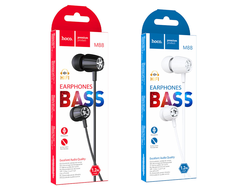 Наушники проводные с микрофоном Hoco M88 white 31pcs