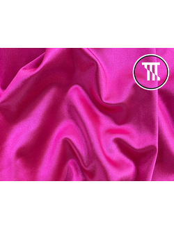 Сатин-вельвет цв. Розовая фуксия, пл. 250 гр/м