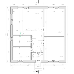 Одноэтажный дом с двумя спальнями 69.1 м² (S20)