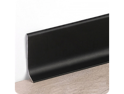 Плинтус алюминиевый Русский профиль, высота 60мм. длина 2.5м. цвет черный