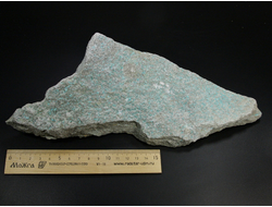 Хризоколла, Малахит на породе, коллекционный образец, Казахстан (270*105*80 мм, 1416 г) №24857