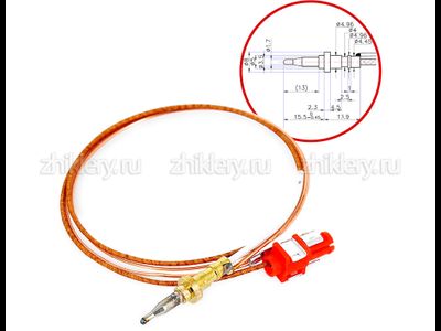 Термопара газконтроля Whirlpool, IKEA, Indesit WC260 L-510mm