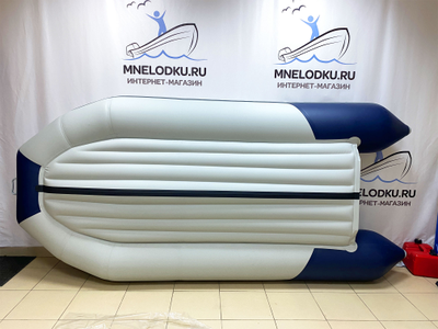 Моторная лодка Таймень NX 3600 НДНД PRO светло-серый/синий - MNELODKU.RU