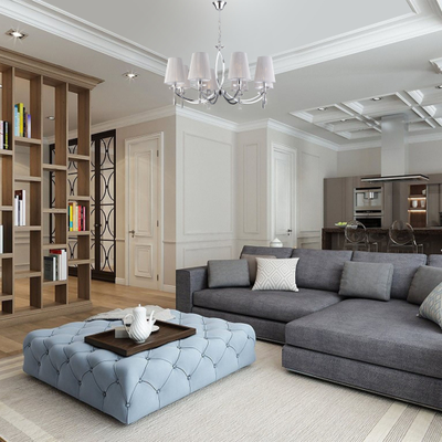 60079/8 хром Подвесная люстра с абажурами Eurosvet