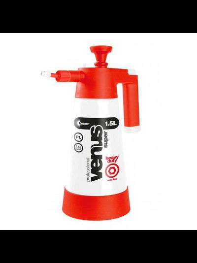 KWAZAR Heavy duty ACID Venus Спреер накачной для кислот pH 1-4, красный 1.5 л