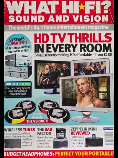 What Hi-Fi? Magazine January 2010 Иностранные Hi-Fi журналы в Москве в России, Intpressshop,Intpress