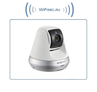 Wisenet SmartCam SNH-V6410PW - Wi-Fi видеоняня/охранная видеокамера, моторизированная с DVR. Full HD