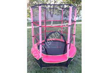 БАТУТ ДЕТСКИЙ С ЗАЩИТНОЙ СЕТКОЙ PERFETTO SPORT 5 ДИАМЕТР 1,4 М