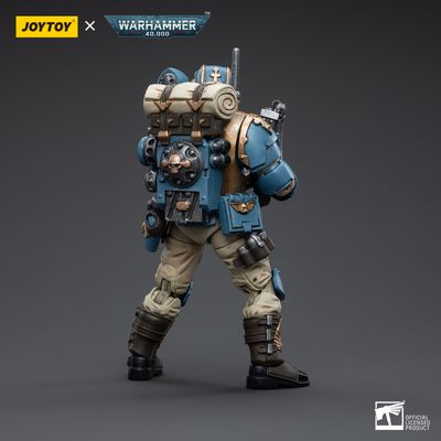 Имперская гвардия - Отпрыски Темпестус - 55-й полк Каппа-Орлов (Warhammer 40k) - КОЛЛЕКЦИОННАЯ ФИГУРКА 1/18 Astra Militarum Tempestus Scions Squad 55th Kappic Eagles Plasma Gunner (JT5048) - JOYTOY