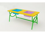 Стол 'Центр песка и воды' (гр. 0-3 на металлокаркасе) вид 3 регулируемый