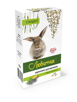Любимчик Стандарт для кроликов из разнотравья 0,4 кг