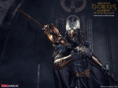 Гор в золотом - Коллекционная ФИГУРКА 1/6 scale Action Figure King and Vengeful God Horus Gold Edition (PL2020-170A) - TBLeague