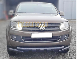 Защита переднего бампера G с покрытием «раптор» d76 для Volkswagen Amarok 2009-2015