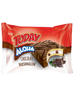 Пирожное Тудей Алоха Шоколад с маршмеллоу 45гр (24 шт)*6