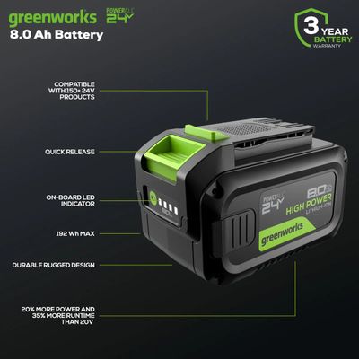 Аккумулятор Greenworks G24HP8 8 Ач