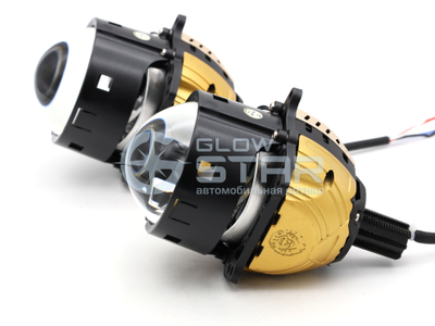 Билед модули Aozoom A15 4300K, 3.0 дюйма, 2 чипа, 12V, 58W/65W, крепление 3R и съемное гаечное (комплект, 2шт)