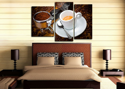 Модульная картина "Кружечка кофе"
