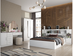 Кровать 2-сп Бася, белый