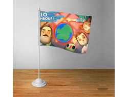 Флажок настольный Привет Сосед/ Hello Neighbor №9