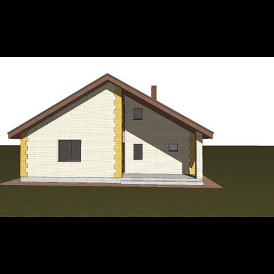 Двухэтажный дом с четырьмя спальнями 121.38 м² (S26)