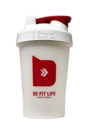 Шейкер спортивный (400 мл) (White Red color) (BEFITLIFE)