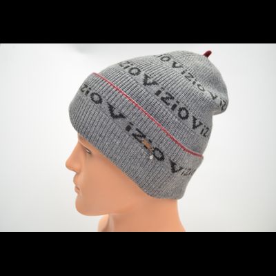 Итальянская мужская шапка с отворотом