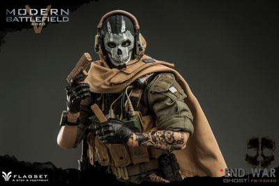 Саймон "Гоуст" Райли (Призрак, Ghost, Call of Duty Modern Warfare 2019) КОЛЛЕКЦИОННАЯ ФИГУРКА 1/6 scale MODERN BATTLEFIELD END WAR V GHOST (FS-73030) - FLAGSET