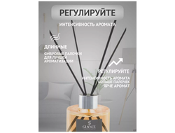 Ароматический Диффузор PEACH- ПЕРСИК 120мл GLANCE Турция