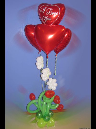 Композиция "Я люблю тебя" 160 см