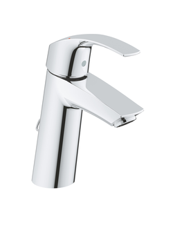 Смеситель для раковины GROHE Eurosmart с цепочкой и средним изливом, хром 23323001