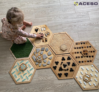 «Травка» – Элемент тактильной дорожки «Соты»