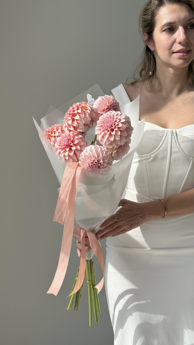 Букет цветов моно № 557