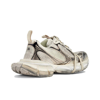 Balenciaga 3XL Worn-Out Ivory Metallic Old