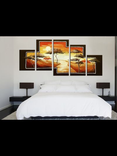 Модульная картина "Дорога к солнцу"