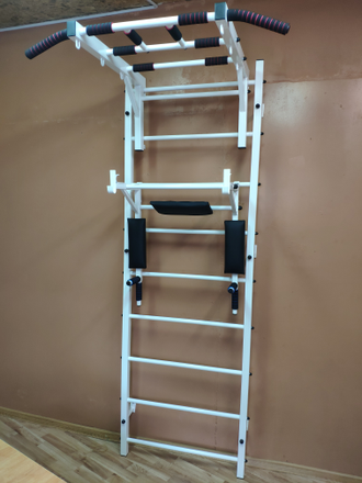 Шведская стенка 3 в 1 с рукоходом "Профессионал"