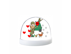 Шар водяной на 23 февраля №5