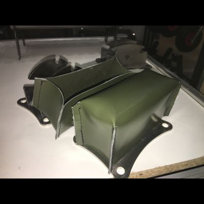 Чехлы ПВХ на фланцы транцевых колес (длина 9 см)