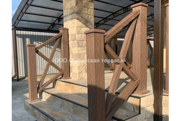 Ограждения ДПК коричневые
