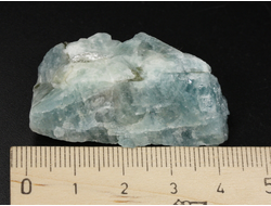 Берилл голубой (Аквамарин), необработанный, дикий образец, Бразилия (42*21*16 мм, 20 г) №37874