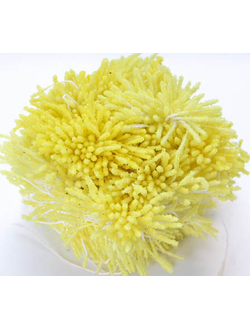 Тычинки Сахарные около 85 нитей , цвет лимонный