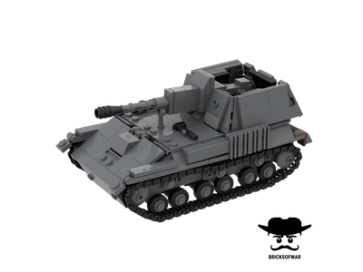 Танк СУ-76 советская самоходная установка | SU-76 Soviet light self-propelled gun lego